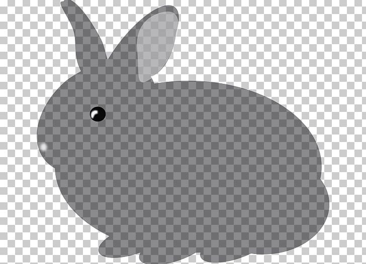 Domestic Rabbit Easter Bunny Hare PNG, Clipart, Animals, Black, Black And White, Cartoon, Computer Icons Free PNG Download