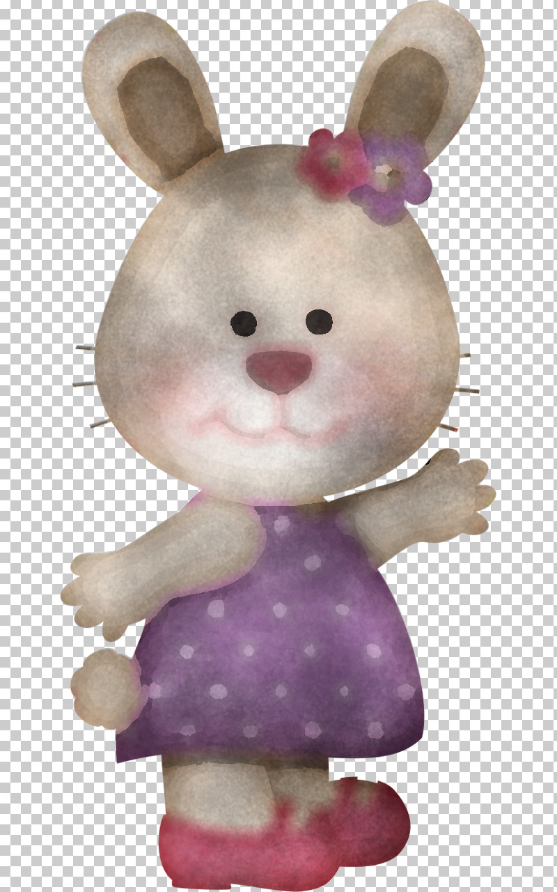 Easter Bunny PNG, Clipart, Biology, Computer Mouse, Easter Bunny, Figurine, Purple Free PNG Download