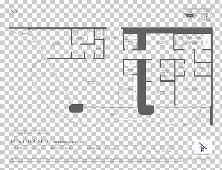Brickell Flatiron Floor Plan Architectural Plan PNG, Clipart, Angle, Architectural Drawing, Architectural Plan, Architecture, Area Free PNG Download