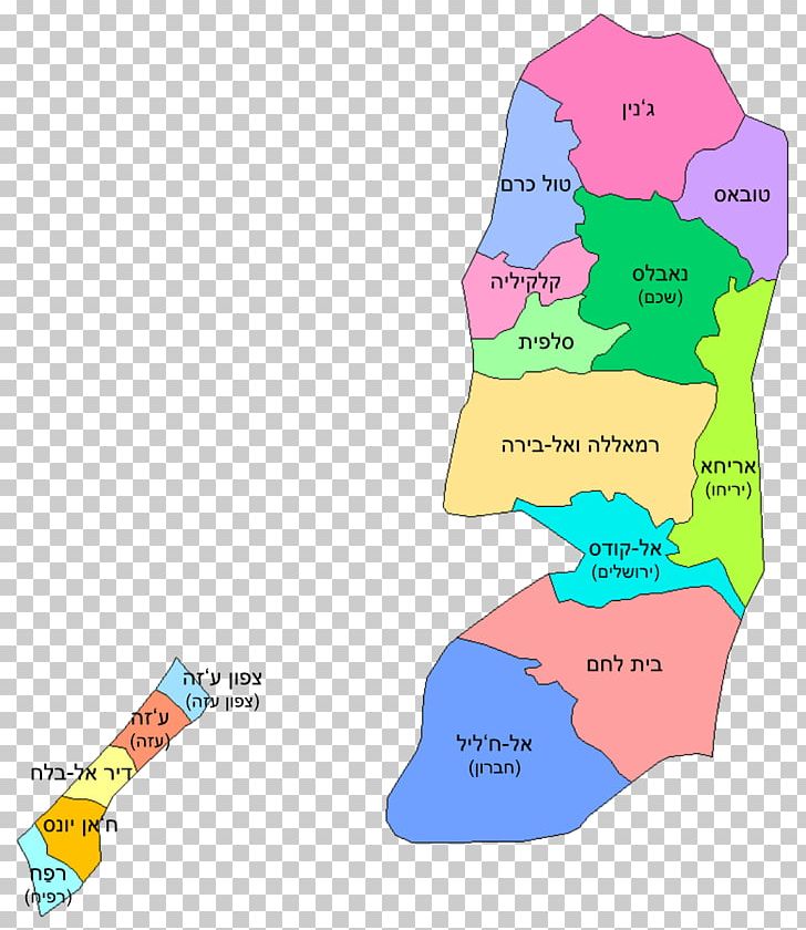 State Of Palestine West Bank Governorates Of Palestine Palestinians ...