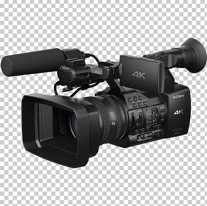 Sony XDCAM PXW-Z100 Video Cameras 4K Resolution Microphone PNG, Clipart, 4 K, 4k Resolution, Active Pixel Sensor, Angle, Camcorder Free PNG Download
