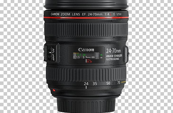 Canon EF Lens Mount Canon EOS 6D Canon EF 24-70mm Canon EF Zoom 24-70mm F/4L Camera Lens PNG, Clipart,  Free PNG Download