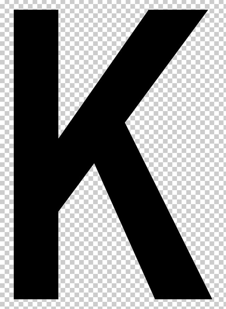 Letter K English Alphabet Symbol PNG, Clipart, Alphabet, Angle, Bedava, Black, Black And White Free PNG Download