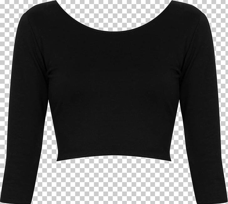 Sleeve T-shirt Hoodie Sweater Top PNG, Clipart, Black, Cardigan, Clothing, Crop, Crop Top Free PNG Download