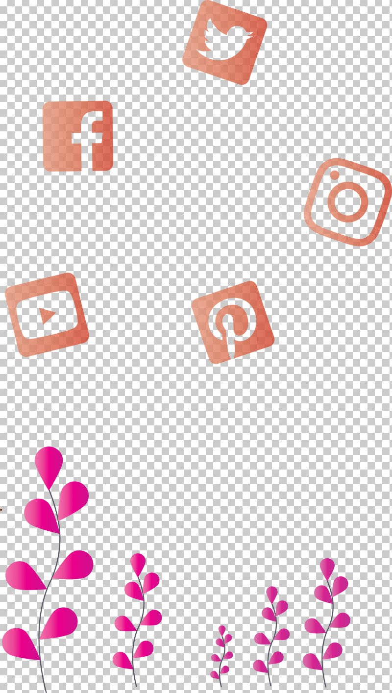 Social Media Background PNG, Clipart, Heart, Line, Pink, Social Media Background, Text Free PNG Download
