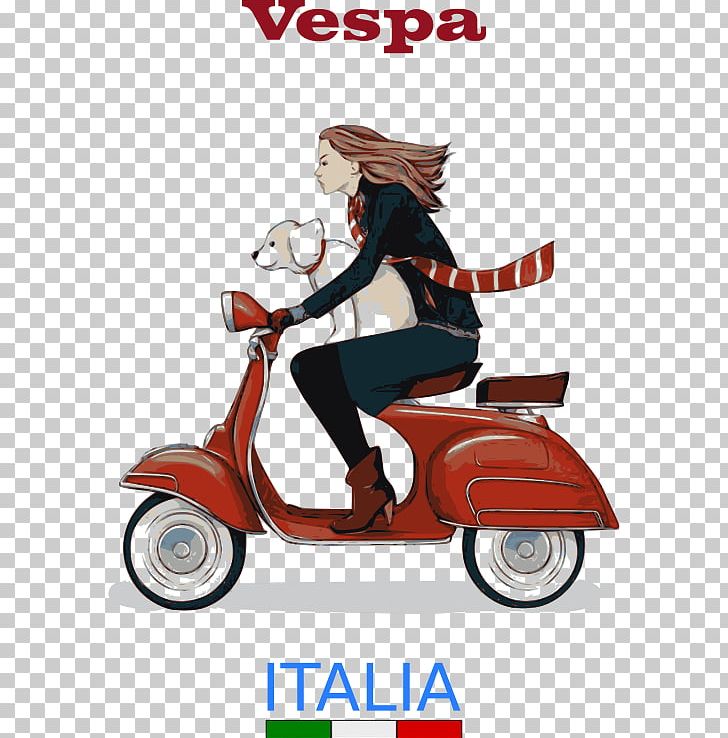 Scooter Vespa Motorcycle PNG, Clipart, Automotive Design, Cars, Clip Art, Fictional Character, Fourstroke Engine Free PNG Download