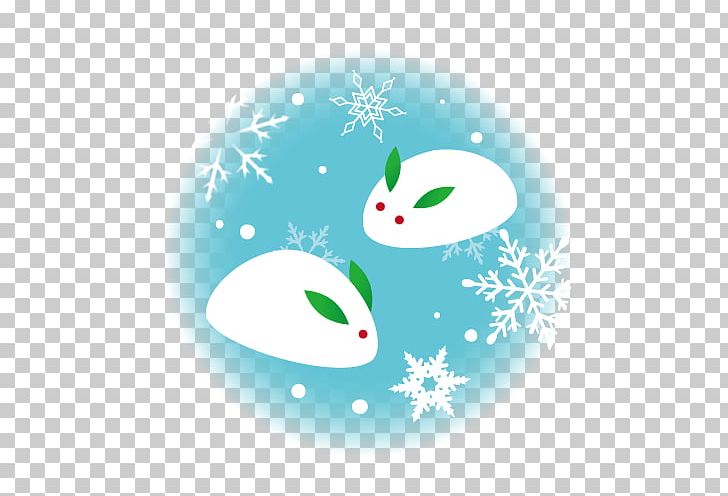 Winter Snow Rabbit. PNG, Clipart, Circle, Color, Computer Wallpaper, Crystal, Fictional Character Free PNG Download