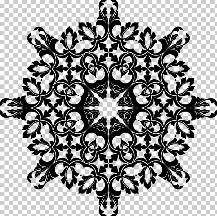 Floral Design PNG, Clipart, Art, Black, Black And White, Circle, Decorative Arts Free PNG Download