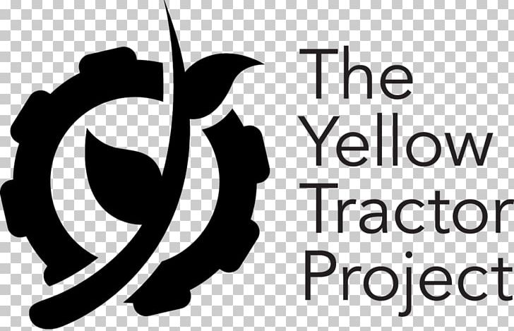Logo Tractor Non-profit Organisation PNG, Clipart, Agricultural Machinery, Artwork, Black, Black And White, Black And Yellow Free PNG Download