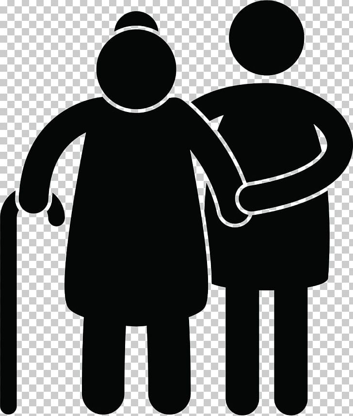 Old Age Computer Icons Caregiver Aged Care Child PNG, Clipart, Assisted Living, Black, Black And White, Communication, Computer Icons Free PNG Download