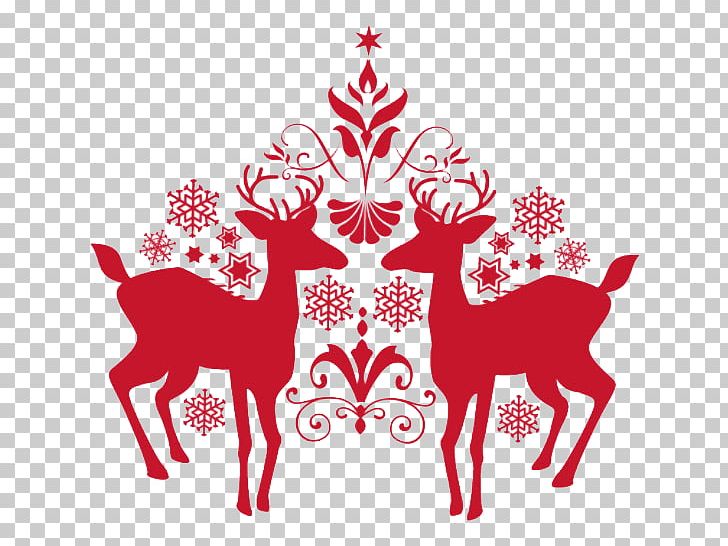Christmas Santa Claus New Years Day PNG, Clipart, Animals, Black And White, Christmas Card, Christmas Decoration, Christmas Deer Free PNG Download