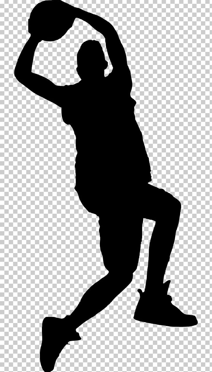 NBA Basketball Sport Silhouette PNG, Clipart, Ball, Basketball, Basketball Player, Black And White, Footwear Free PNG Download