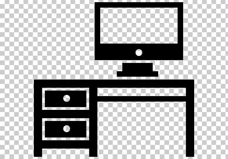 Table Computer Icons Computer Monitors Computer Desk Png Clipart Angle Black Black And White Brand Computer
