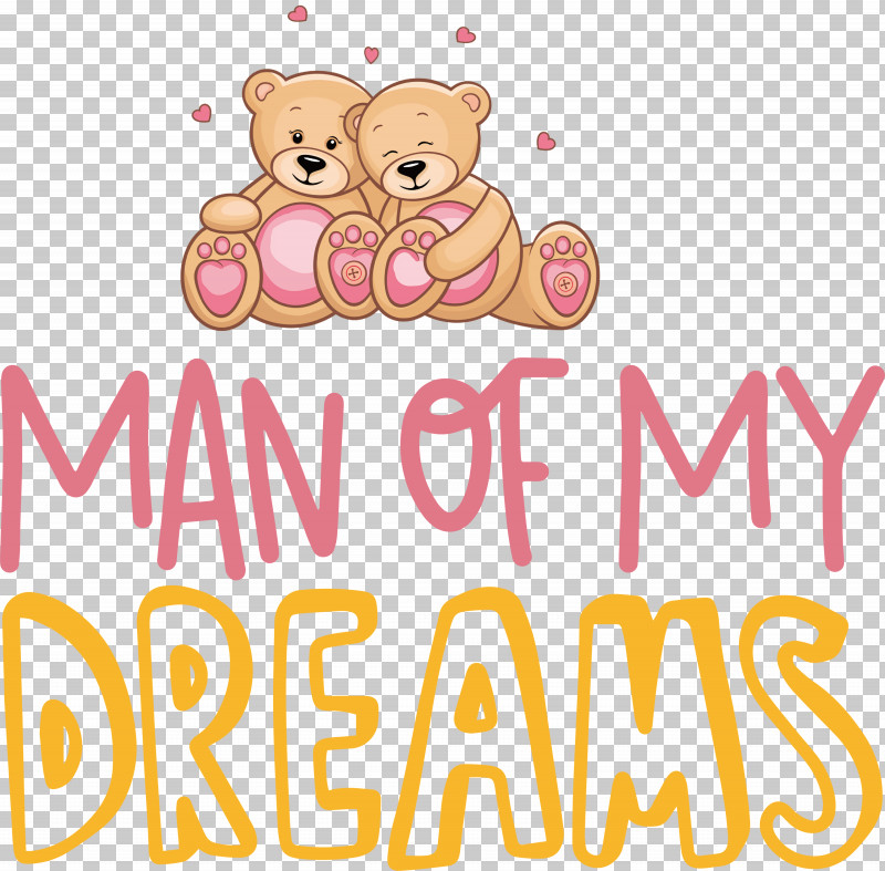 Man Of Dreams Valentines Day Valentines Day Quote PNG, Clipart, Bears, Geometry, Happiness, Line, Mathematics Free PNG Download