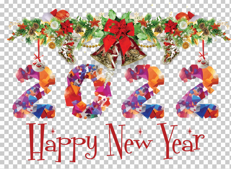Happy New Year 2022 2022 New Year 2022 PNG, Clipart, Christmas Day, Christmas Decoration, Decoration, Meter Free PNG Download