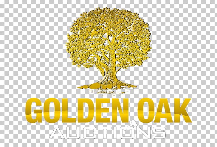 Golden Oak Auctions Tree House Logo PNG, Clipart, Auction, Brand, Gold, Golden Tree, House Free PNG Download