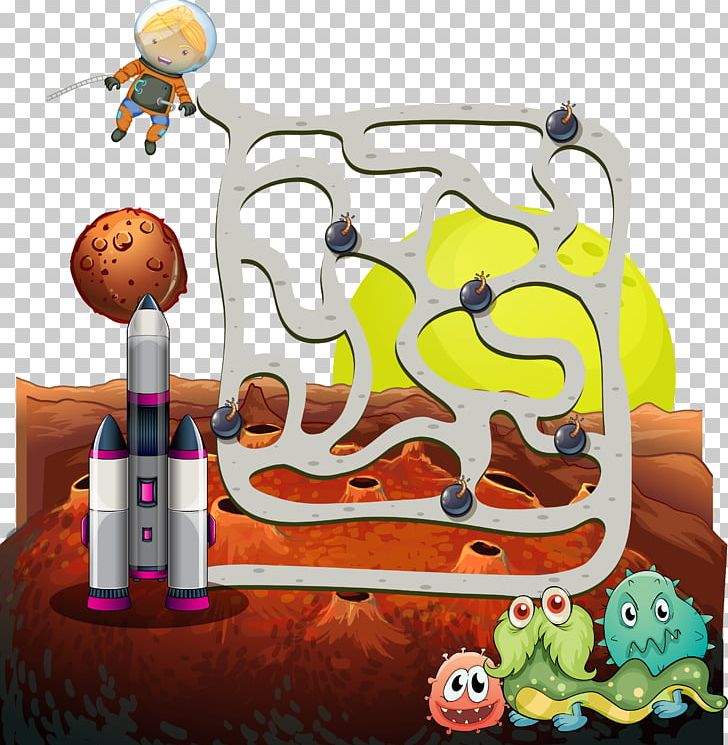 Outer Space Illustration PNG, Clipart, Art, Astronaut, Cartoon, Game, Game Of Skill Free PNG Download