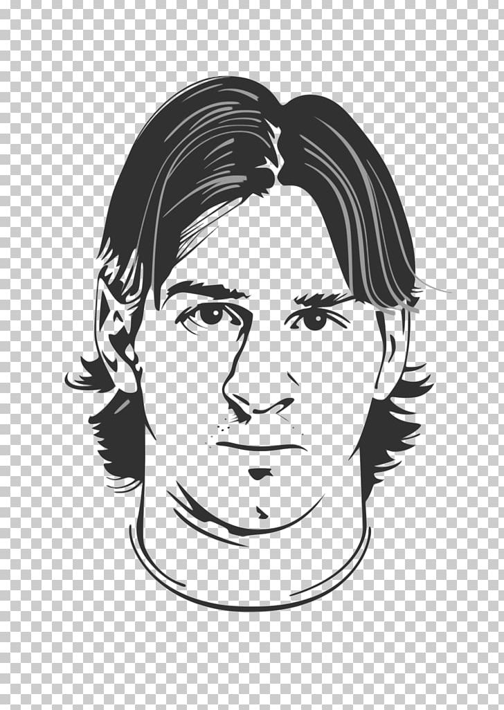 Lionel Messi Argentina National Football Team FC Barcelona Football Player PNG, Clipart, Art, Black, Black And White, Cheek, Drawing Free PNG Download