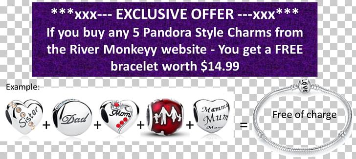 Pandora Charm Bracelet Jewellery Silver PNG, Clipart, Area, Banner, Bead, Body Jewellery, Body Jewelry Free PNG Download