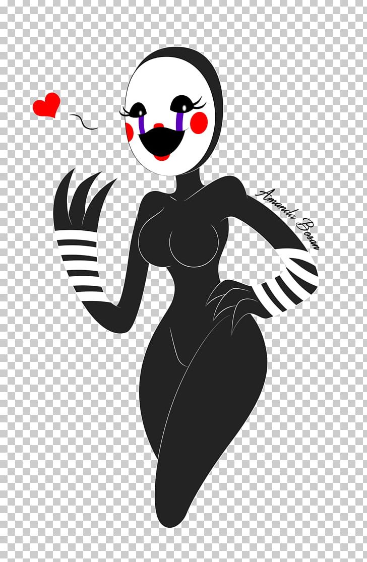 MARIONETTE (PUPPET) ✎ FNAF 4 (fan art) ✎ HOW TO DRAW 