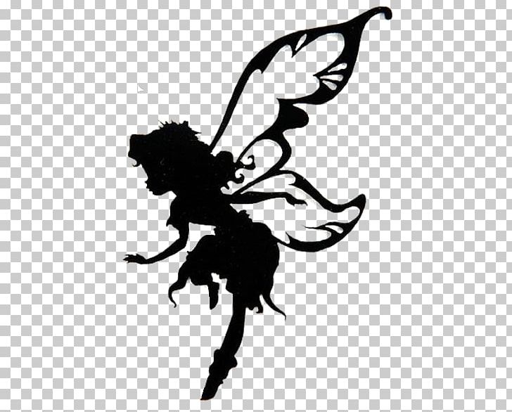 Silhouette Fairy Graphics PNG, Clipart, Animals, Artwork, Black And White, Butterfly, Cartoon Free PNG Download