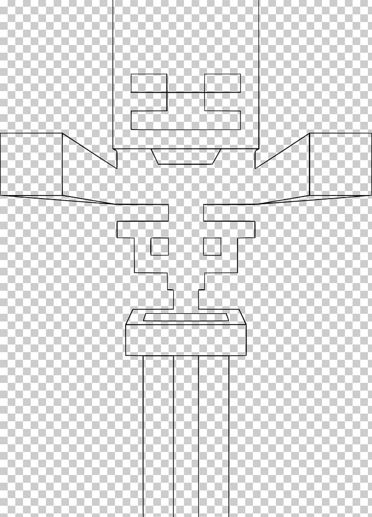 Minecraft Coloring Book Line Art Furniture Paper PNG, Clipart, Angle, Area, Black And White, Coloring Book, Computer Hardware Free PNG Download
