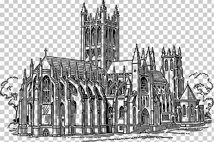 Gothic Architecture Church PNG, Clipart, Abbey, Black And White, Building, Byzantine Architecture, Cathedral Free PNG Download