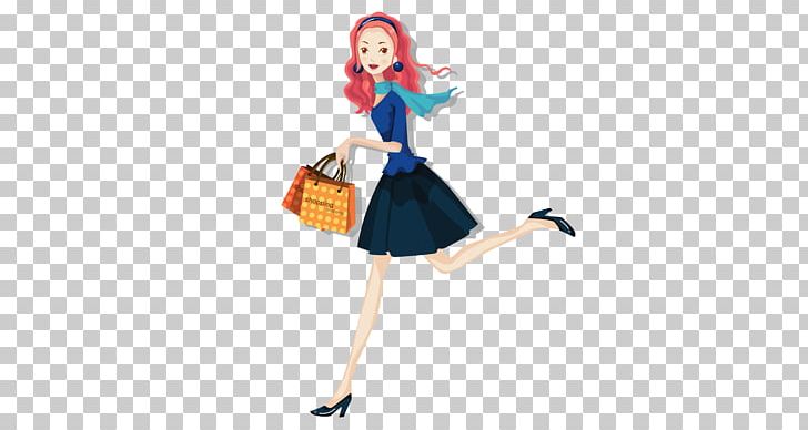 Shopping Designer Woman PNG, Clipart, Art, Bag, Business Woman, Cartoon, Coffee Shop Free PNG Download