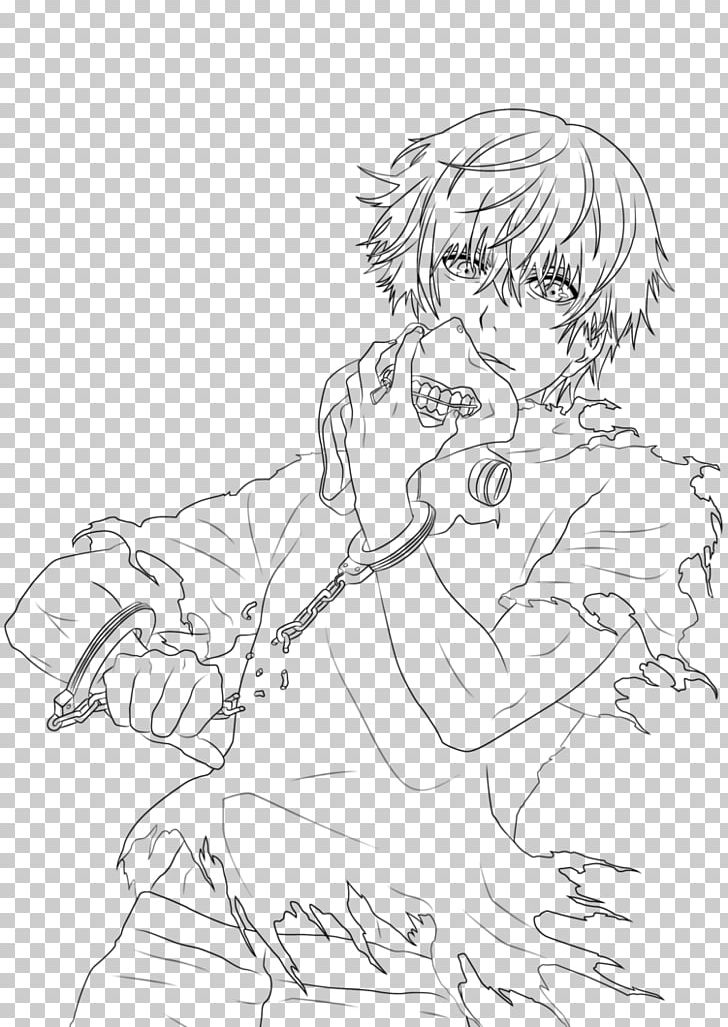 Tokyo Ghoul Drawing Line Art Coloring Book PNG, Clipart, Anime, Area, Arm, Artwork, Black Free PNG Download