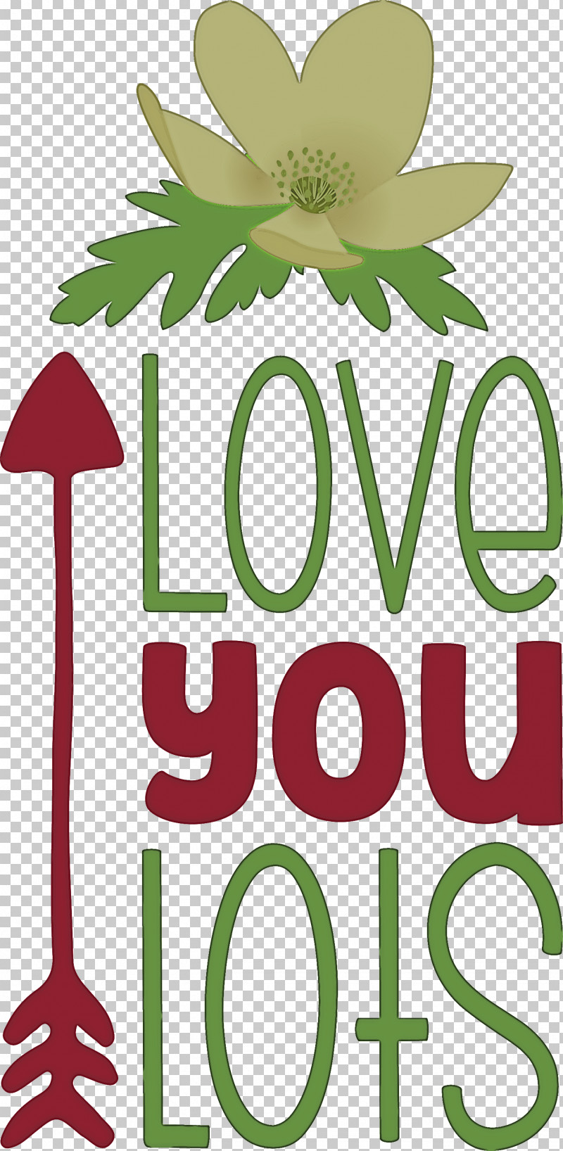 Love You Lots Valentines Day Valentine PNG, Clipart, Cuteness, Data, Floral Design, Logo, Plant Stem Free PNG Download