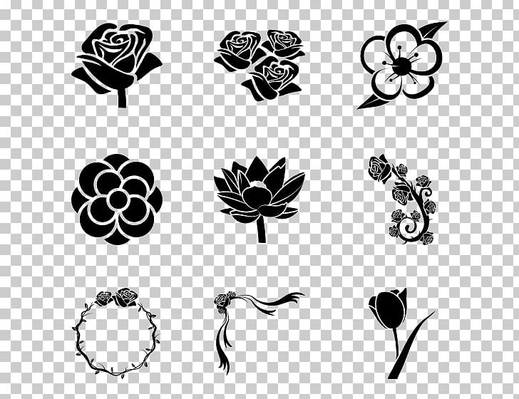 Flower PNG, Clipart, Black, Black And White, Branch, Circle, Computer Icons Free PNG Download