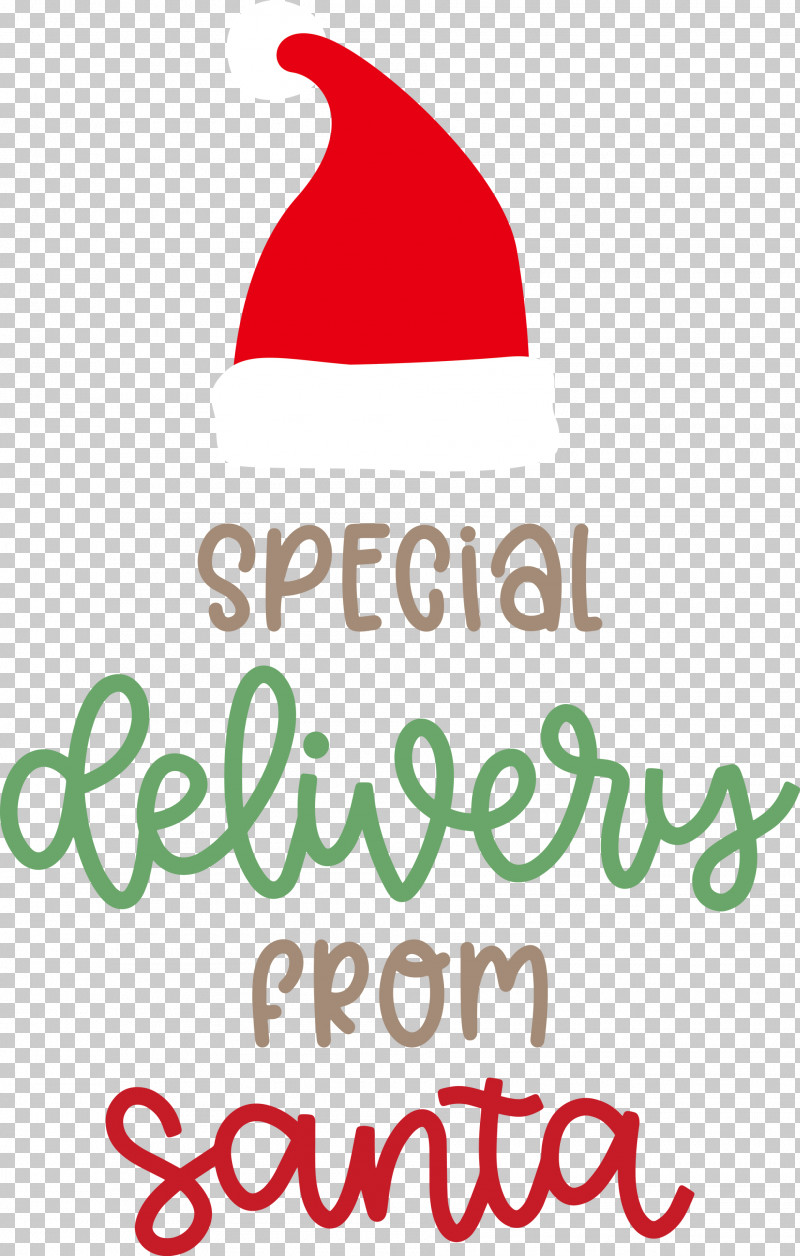 Special Delivery From Santa Santa Christmas PNG, Clipart, Christmas, Geometry, Line, Logo, M Free PNG Download