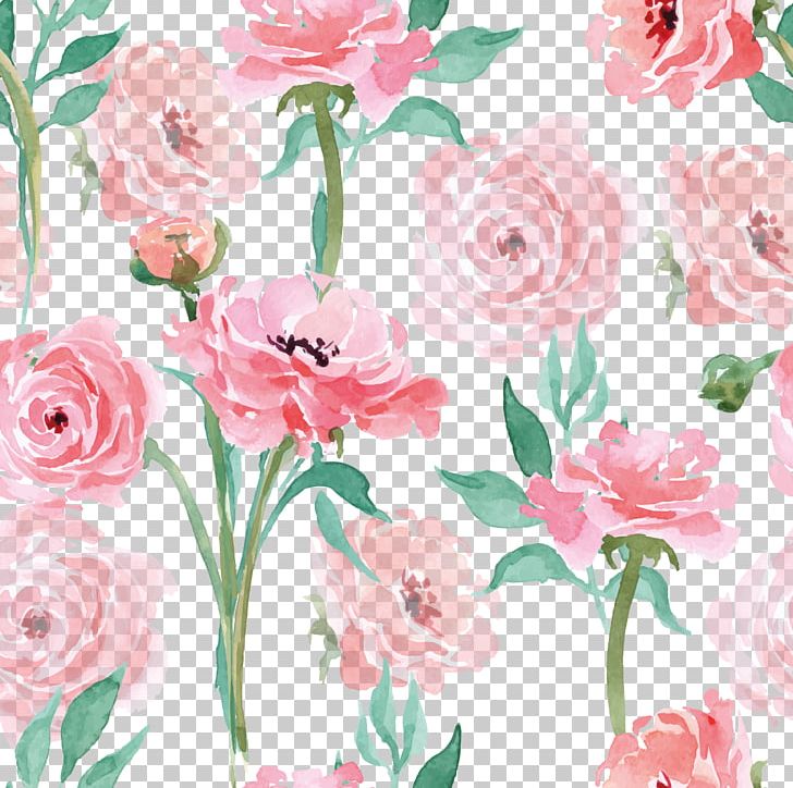 Garden Roses Watercolour Flowers Watercolor Painting PNG, Clipart, Artificial Flower, Flower, Flower Arranging, Handpainted Flowers, Leaves Free PNG Download