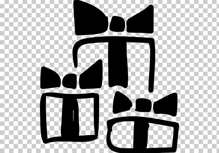 Gift Computer Icons Christmas PNG, Clipart, Artwork, Bag, Black, Black And White, Box Free PNG Download