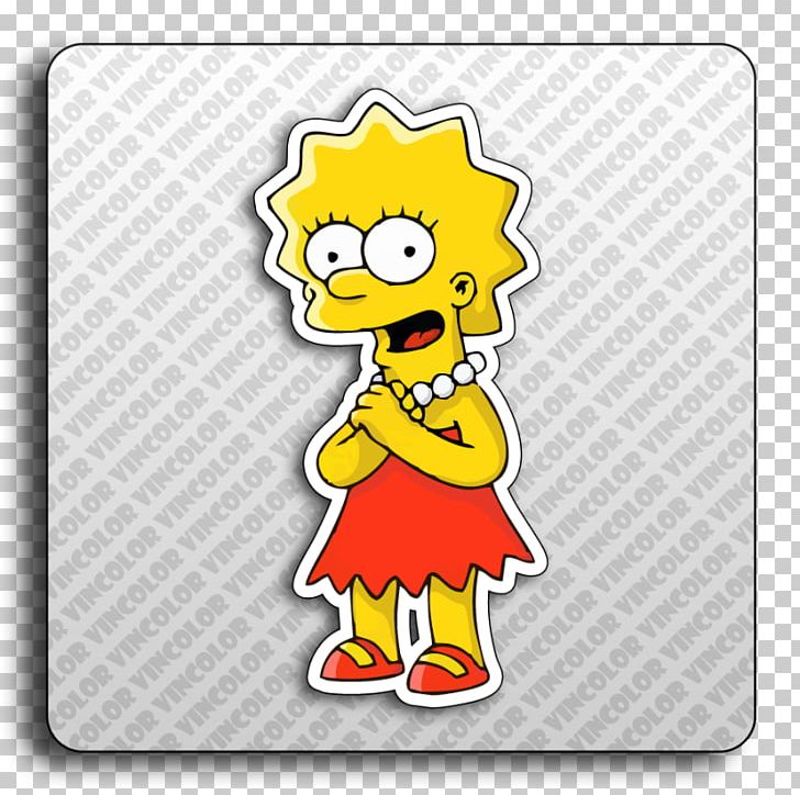 Smiley Lisa Simpson Material Font PNG, Clipart, Animated Cartoon, Area, Cartoon, Fictional Character, Font Free PNG Download