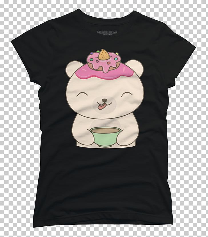 T-shirt Polar Bear Brown Bear Cuteness PNG, Clipart, Bear, Black, Brown Bear, Chibi, Clothing Free PNG Download