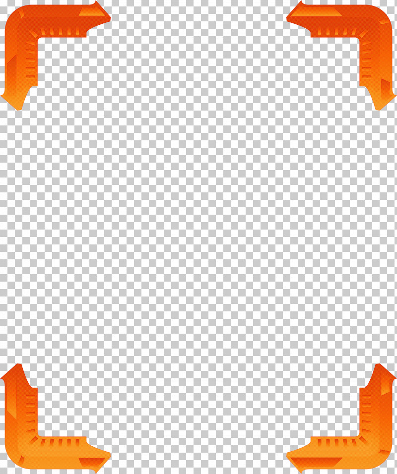 Corner Frame PNG, Clipart, Corner Frame, Orange, Text Free PNG Download