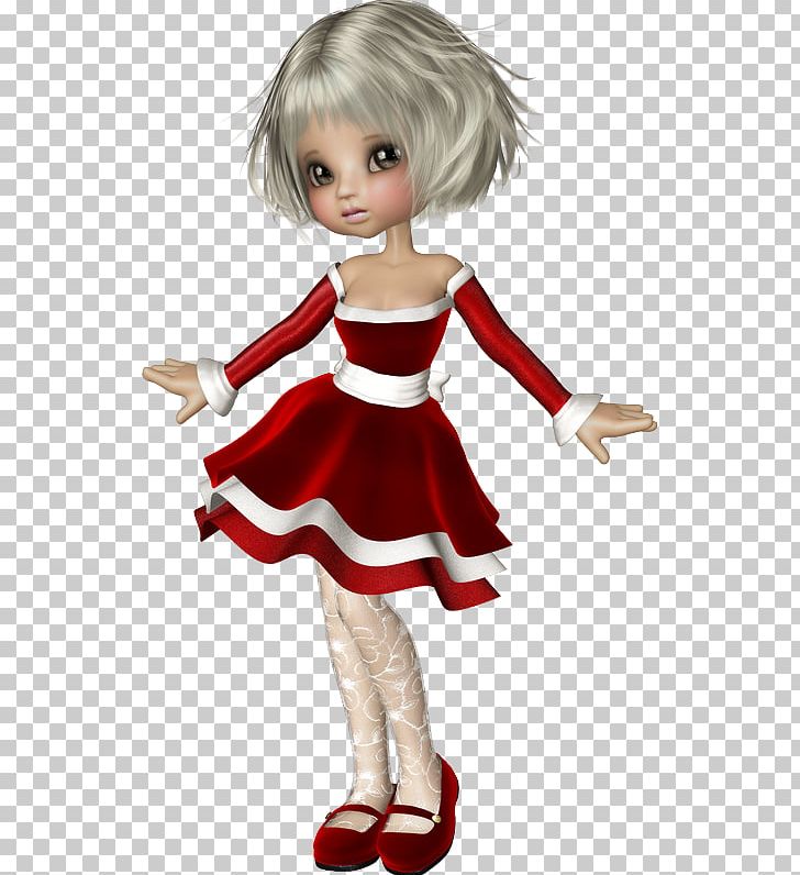 Brown Hair Christmas Doll Character PNG, Clipart, Animated Cartoon, Brown, Brown Hair, Character, Christmas Free PNG Download