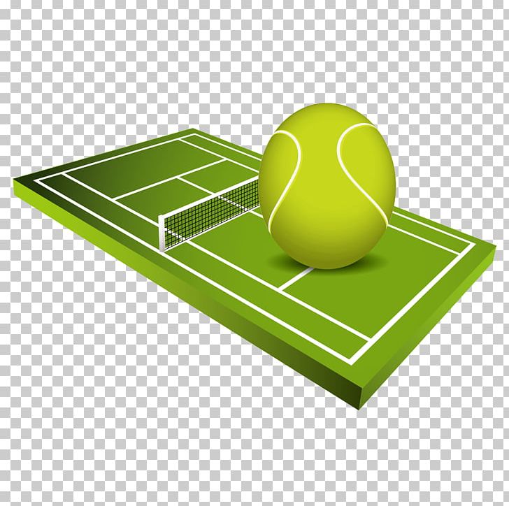 Tennis Centre Euclidean PNG, Clipart, Ball, Basketball Court, Class, Grass, Material Free PNG Download