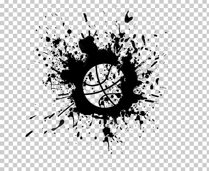 Painting Black And White PNG, Clipart, Art, Basketball Court, Black And White, Brand, Brush Free PNG Download