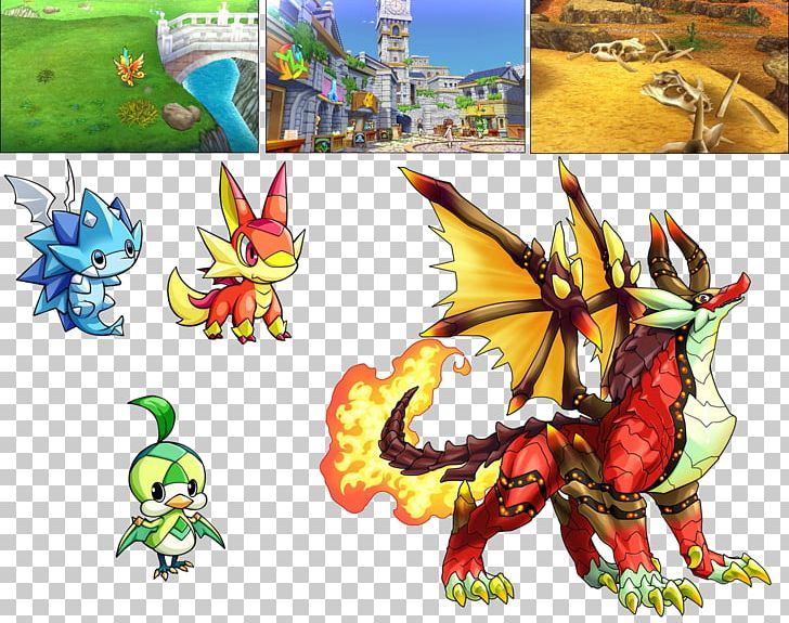Puzzle & Dragons Puzzle & Dragon Cross Monster Hunter Stories GungHo Online PNG, Clipart, Cartoon, Computer Wallpaper, Dragon, Fauna, Fiction Free PNG Download