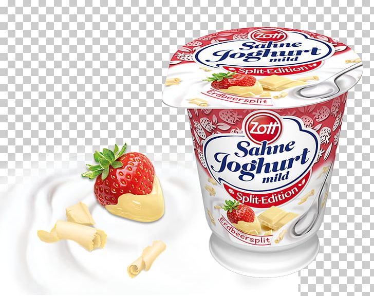 Strawberry Milk Yoghurt Vegetarian Cuisine Zott PNG, Clipart, Berry, Chocolate, Cream, Dairy Product, Dessert Free PNG Download