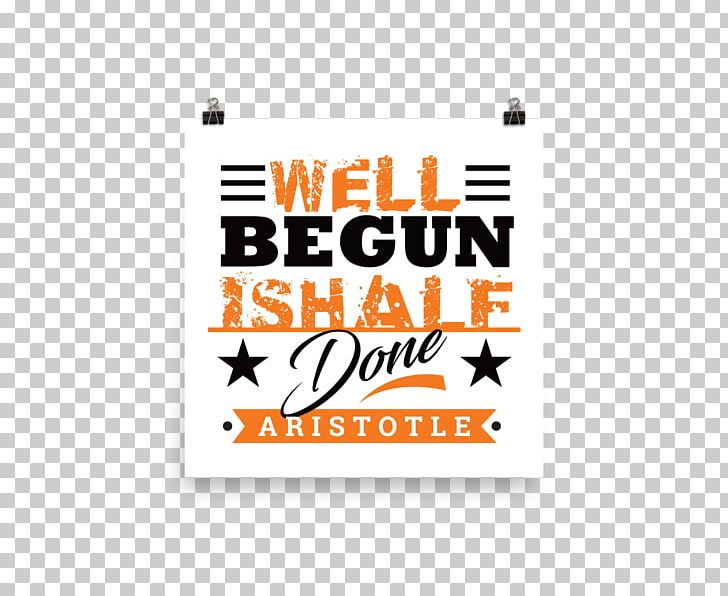 Logo Font Poster Brand Product PNG, Clipart, Area, Aristotle, Brand, Logo, Orange Free PNG Download