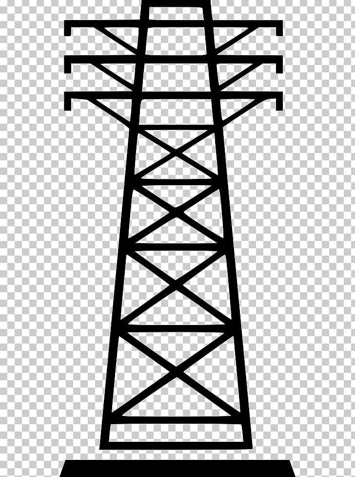 Transmission Tower Electric Power Transmission High Voltage Computer Icons PNG, Clipart, Angle, Area, Black And White, Drawing, Electricity Free PNG Download