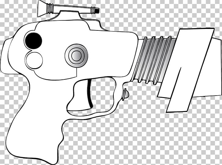 Firearm Raygun Nerf PNG, Clipart, Angle, Area, Artwork, Black, Black And White Free PNG Download