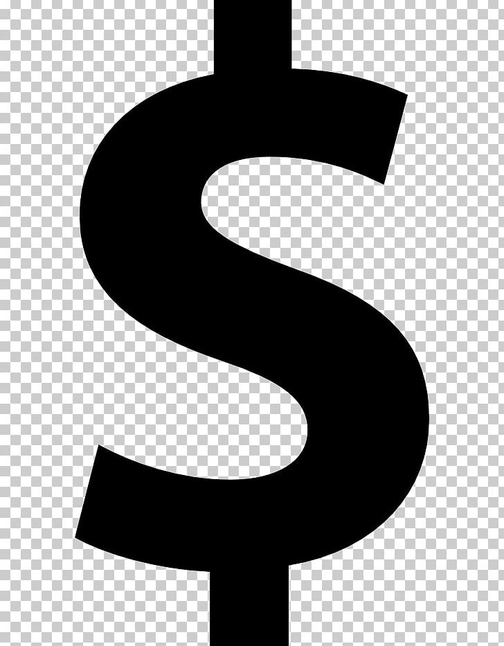 Dollar Sign Computer Icons United States Dollar Currency Symbol PNG, Clipart, Black And White, Coin, Computer Icons, Currency, Currency Symbol Free PNG Download