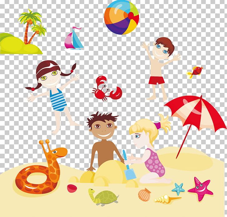Summer Cartoon PNG, Clipart, Baby Toys, Beach, Beach Vector, Cartoon Character, Cartoon Eyes Free PNG Download