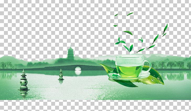 West Lake Longjing Tea Poster PNG, Clipart, Architecture, Cartoon, Chinas Famous Teas, Cup, Fundal Free PNG Download