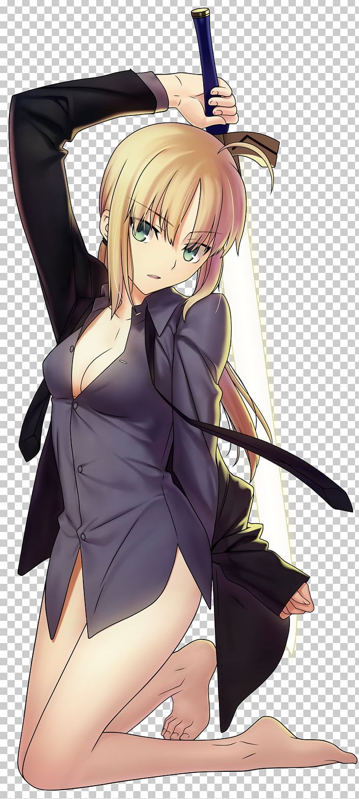 Fate/stay Night Saber Fate/Zero Fate/Extra Fate/Extella: The Umbral Star PNG, Clipart, Arm, Art, Black Hair, Brown Hair, Cartoon Free PNG Download