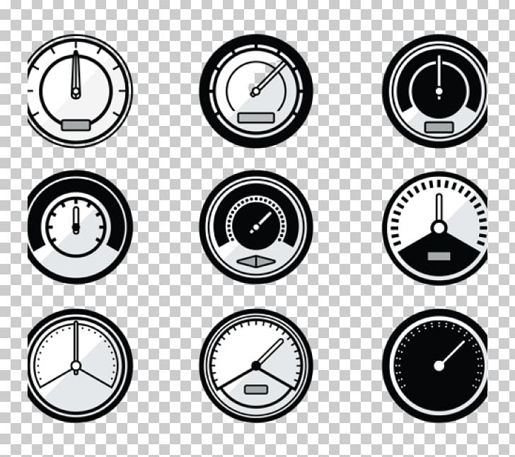 Car Tachometer Speedometer PNG, Clipart, Black And White, Car, Circle, Computer Icons, Counter Free PNG Download